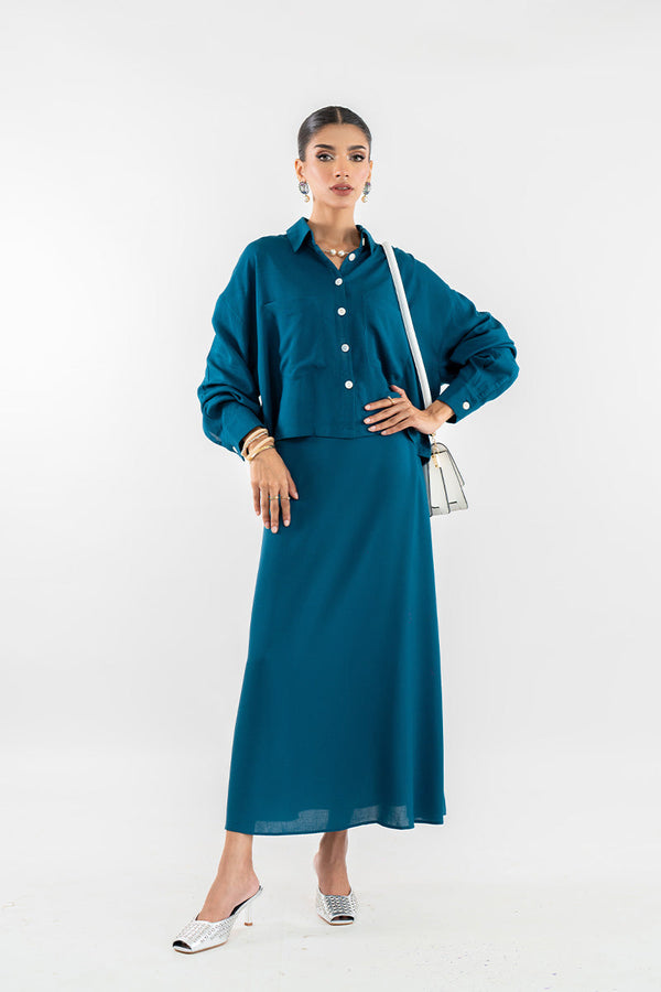 Falling for Teal - Skirt